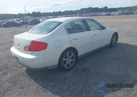 2003 Infiniti G35 Luxury Leather from USA, damaged, VIN JNKCV51E63M000909